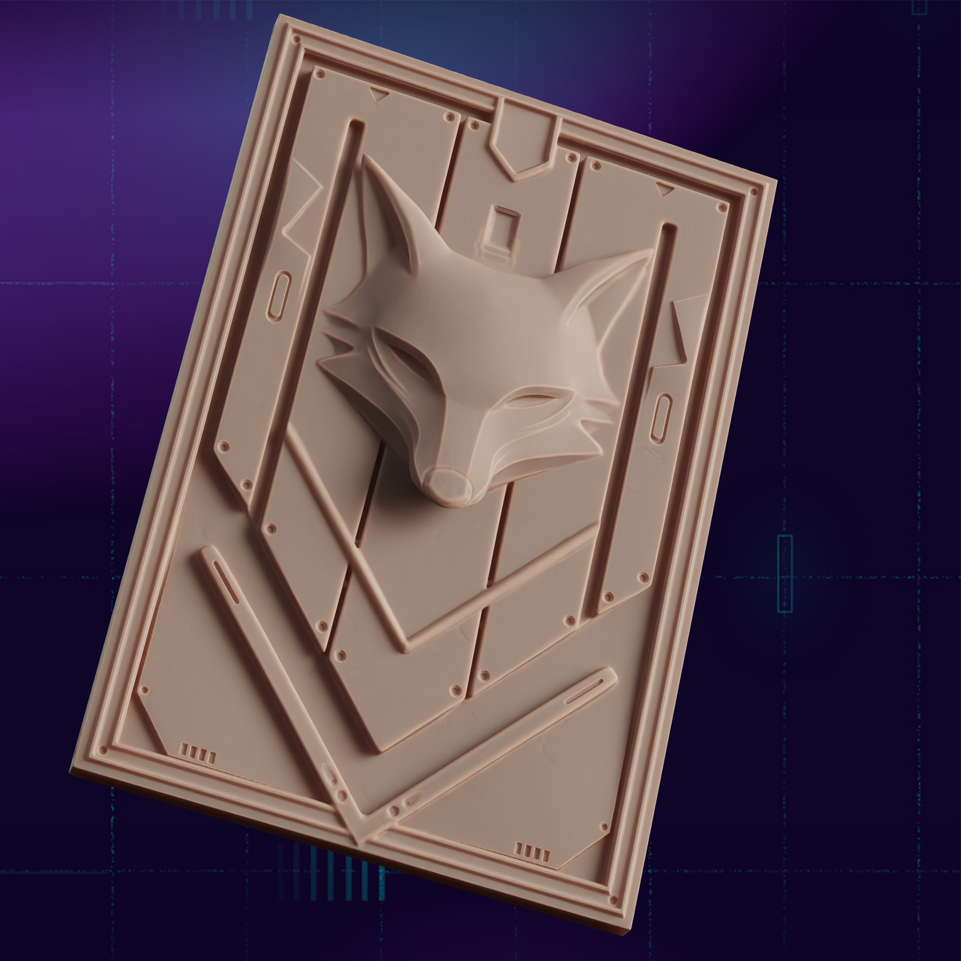 Cyberpunk Calling Card - The Silver Jackal